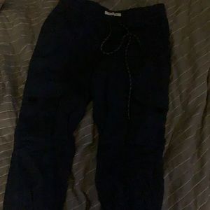Mens navy blue cargo pants size medium